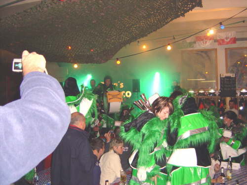 Sympatisch gr�n die Verkleidung