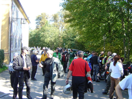 Ankunft im Schloss Zeil bei Leutkirch