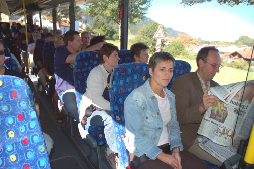 Busfahrt nach Hohenschwangau